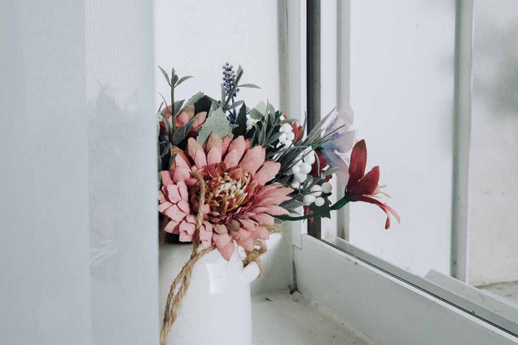 Artificial flowers are a huge design trend in 2020