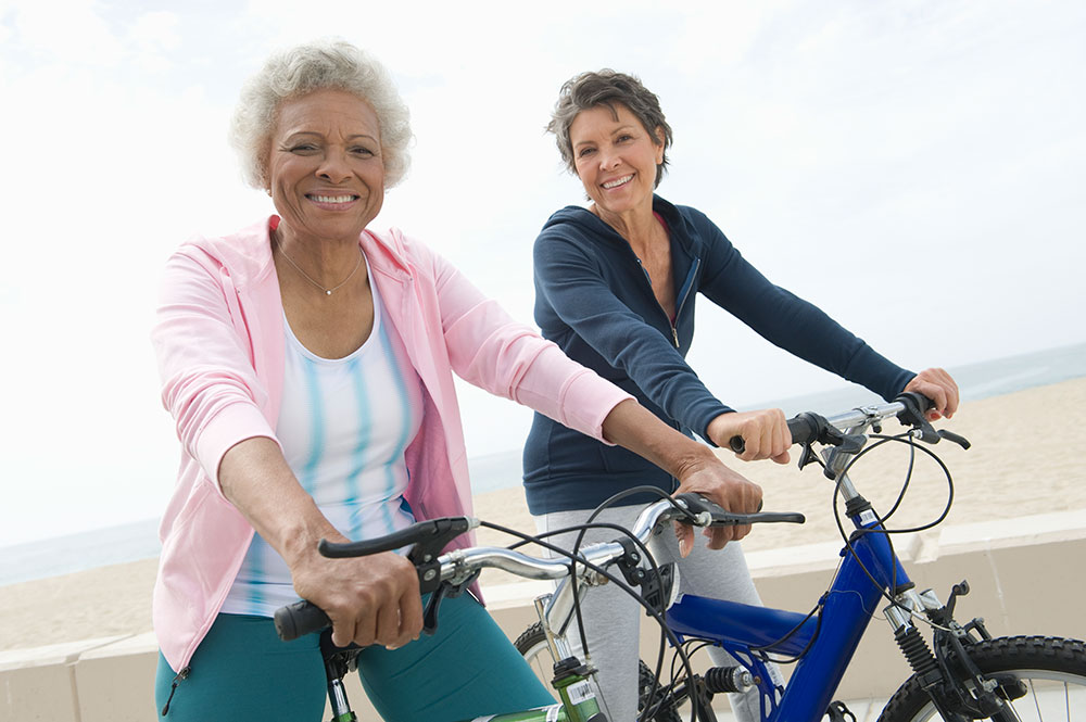 simplify your life retired women bike riding