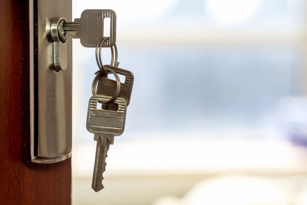 changing the apartment door locks before move in